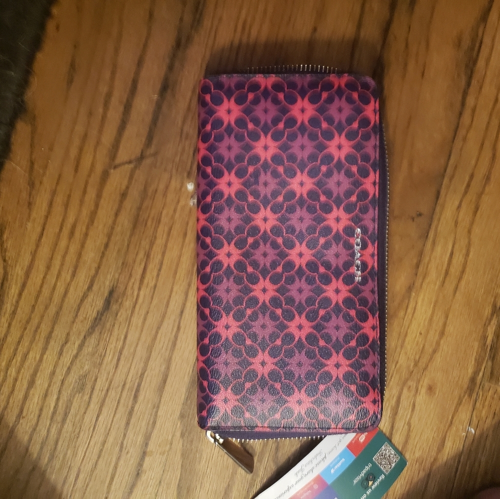 Large coach wallet
